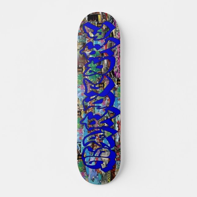 Graffiti HARDCORE Skateboard Deck (Front)