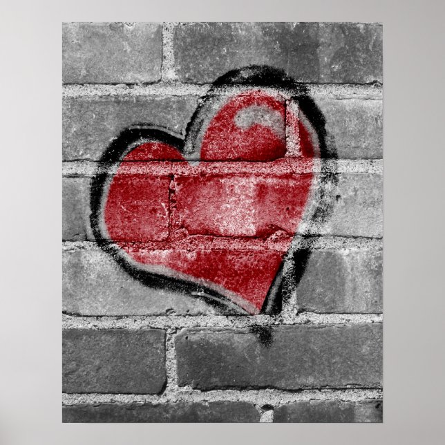 Graffiti Heart Poster (Front)