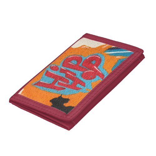 Graffiti Hip Hop style designed Trifold Wallet