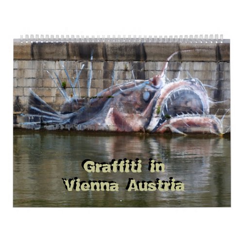 Graffiti in Vienna Austria 2024 Calendar