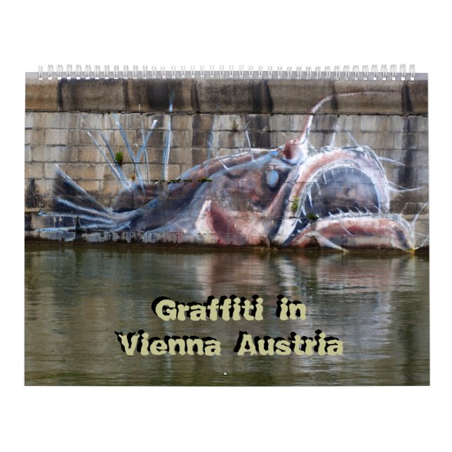 Graffiti in Vienna Austria  Calendar (Cover)