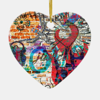 Graffiti Justice Ceramic Ornament