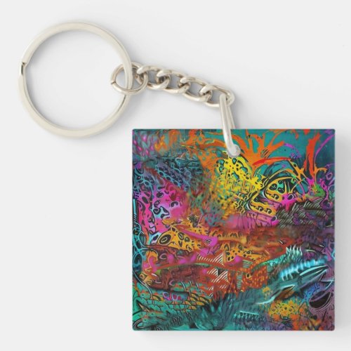 Graffiti Keychain