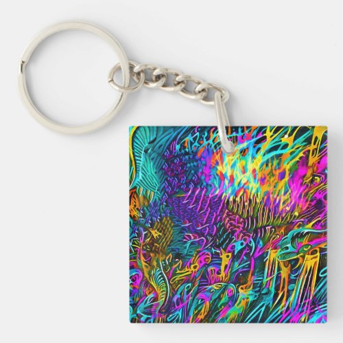 Graffiti Keychain