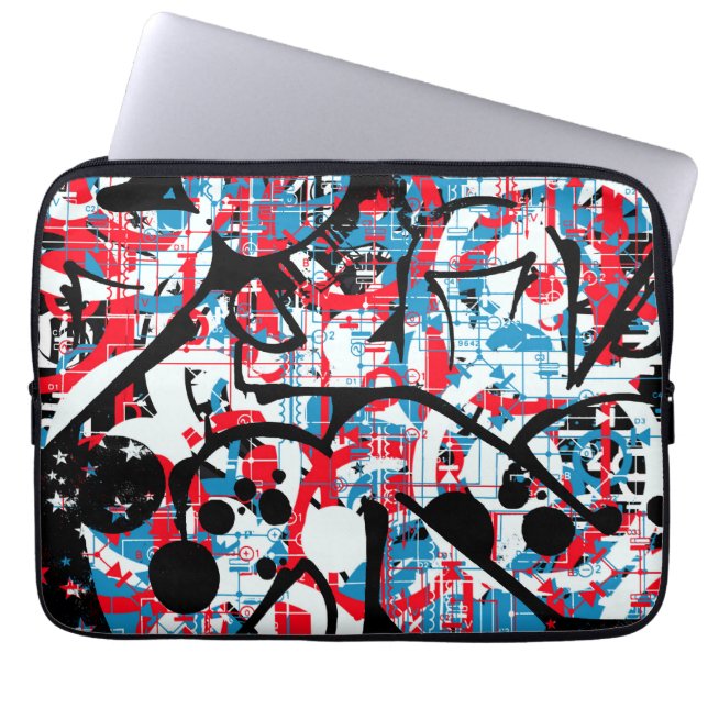 Graffiti Laptop Sleeve (Front)