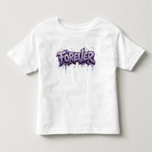 Graffiti Lavender Infinity "FOREVER" Toddler T-shirt
