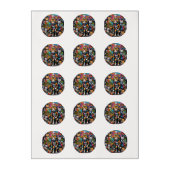 Graffiti Legend Street Cat Add Name Birthday Edible Frosting Rounds (Sheet)