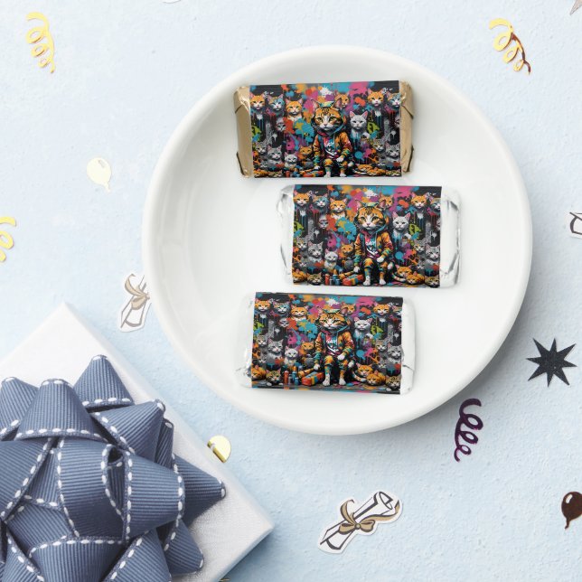 Graffiti Legend Street Cat Birthday Party Hershey's Miniatures (Party)