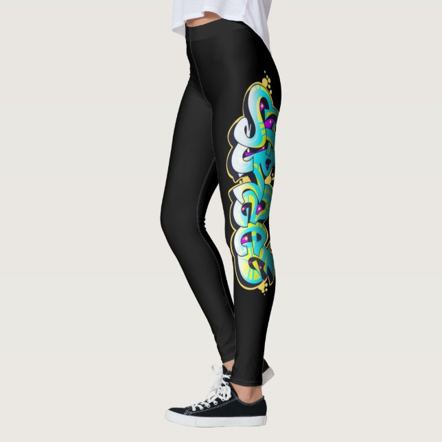 Graffiti Leggings (Left)