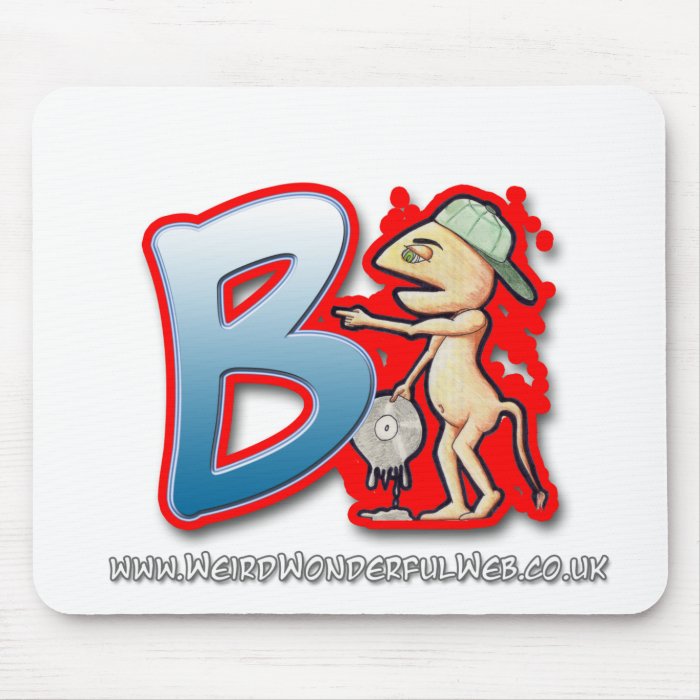 Graffiti Letter B mouse mat Mouse Pad