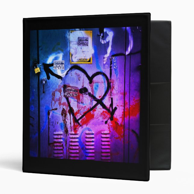 Graffiti Love  3 Ring Binder (Front/Inside)
