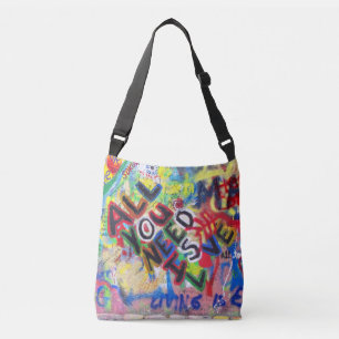 Graffiti Love Crossbody Bag
