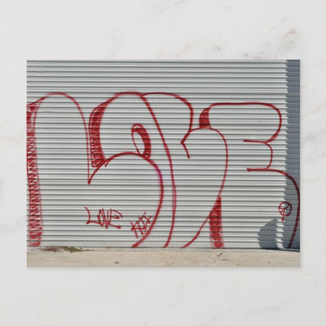 Graffiti Love Postcard (Front)