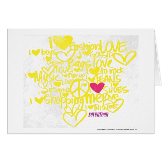 Graffiti Magenta/Yellow Cards (Front Horizontal)
