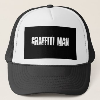Graffiti Man Hat by elenaind at Zazzle