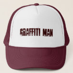 Graffiti Man Trucker Hat at Zazzle