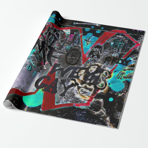 Graffiti Modern Grunge Urban Street Art  Wrapping Paper