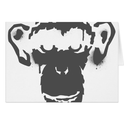 Graffiti Monkey Cards (Front Horizontal)