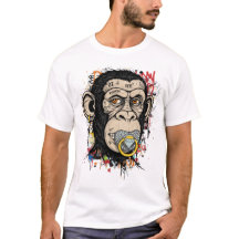Graffiti Monkey Face Art – Abstract Street Style