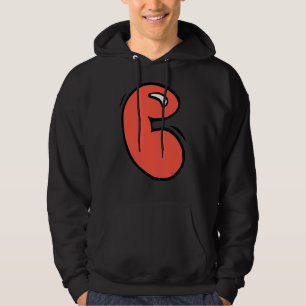 Graffiti Monogram Letter C In Cute Chubby Bubblest Hoodie