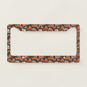 Graffiti Monster Eek Black Halloween (2) License Plate Frame