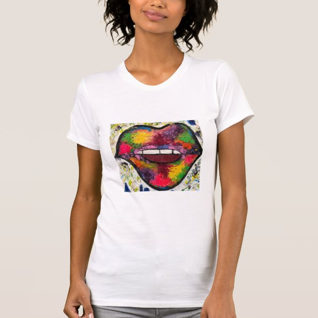 Graffiti Mouth T-Shirt (Front)