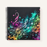 graffiti music notebook