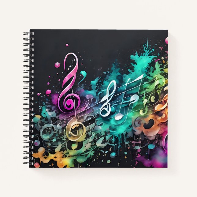 graffiti music notebook (Front)