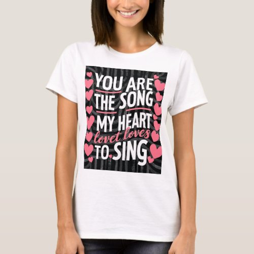 Graffiti of Love Tagging Your Heart  T_Shirt