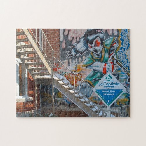 Graffiti of Montreal Jigsaw Puzzle