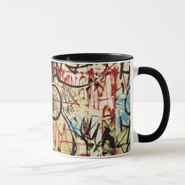 Graffiti on a wall mug (Right)