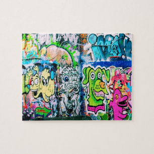 Graffiti on London's Southbank - 8x10 - 110 pc Jigsaw Puzzle