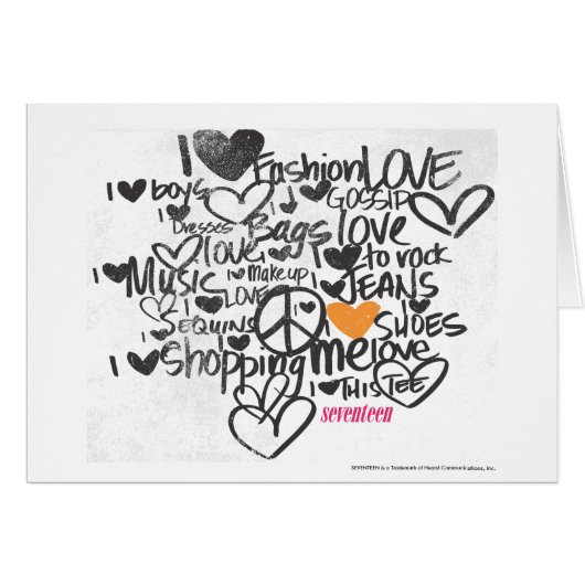 Graffiti Orange Cards (Front Horizontal)