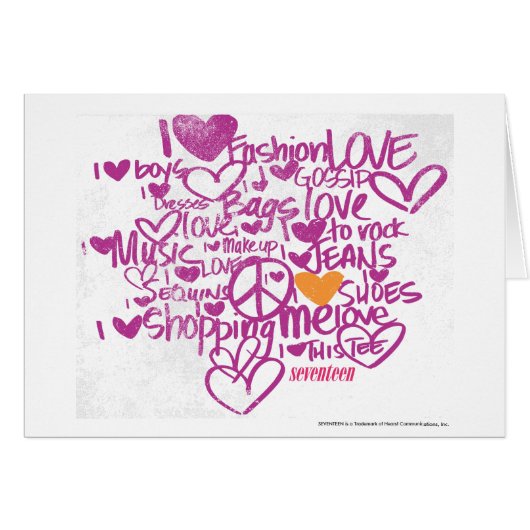 Graffiti Orange/Purple Cards (Front Horizontal)