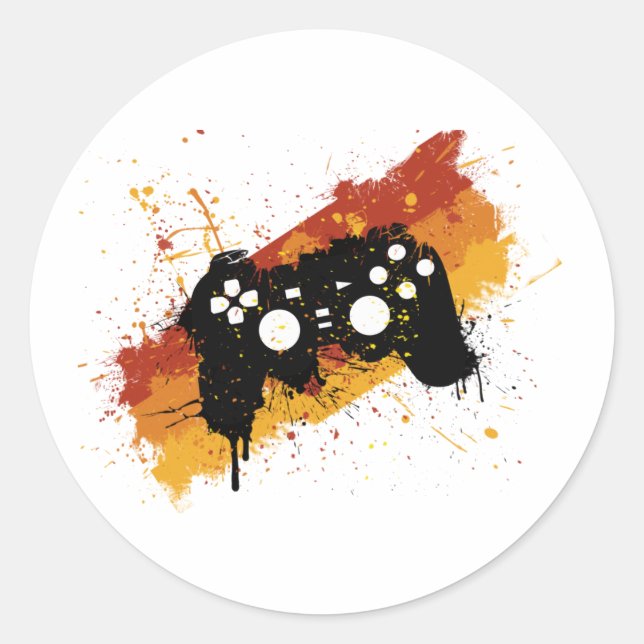 Graffiti Pad Classic Round Sticker (Front)