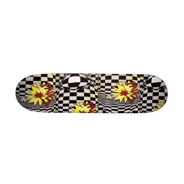 Graffiti Paint Burst Custom Skateboard