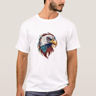 Graffiti Paint Eagle Bird Creative T-Shirt