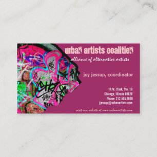 graffiti paper business card