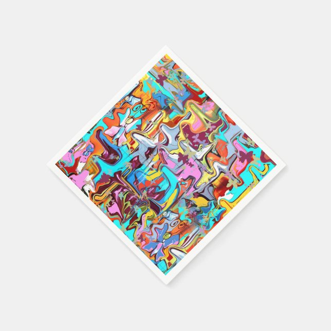 Graffiti Paper Napkins (Corner)