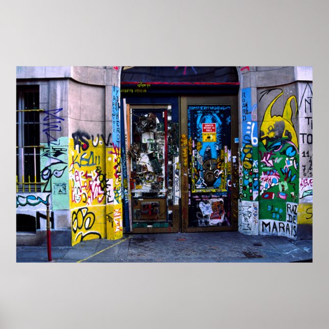 Graffiti, Paris Poster (Front)