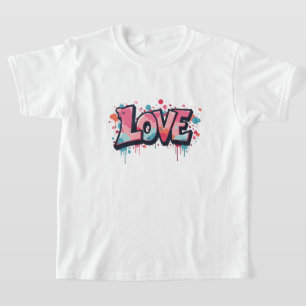 Graffiti Pastel Love Bomb T-Shirt