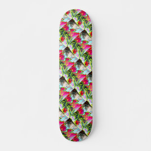 graffiti pattern design skateboard deck
