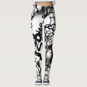 Graffiti Pattern Leggings