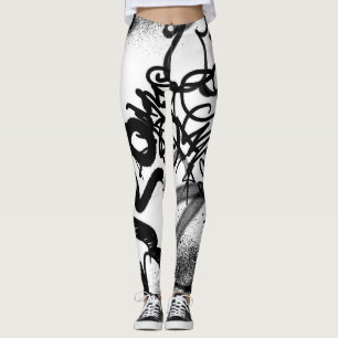 Graffiti Pattern Leggings
