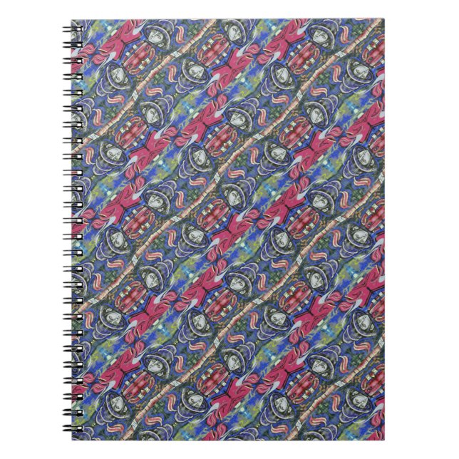 graffiti pattern notebook (Front)