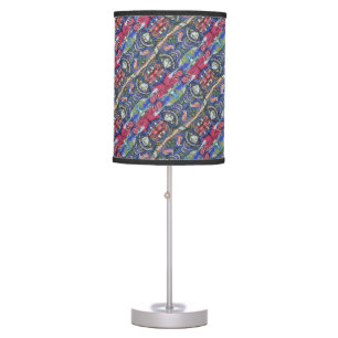 graffiti pattern table lamp