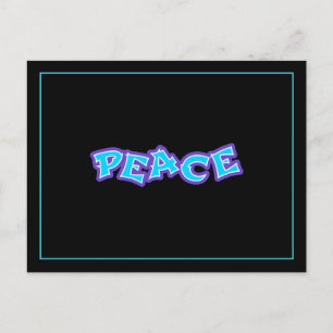 Graffiti Peace Postcard