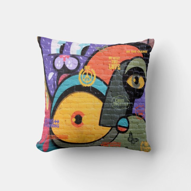 Graffiti Pillow (Front)