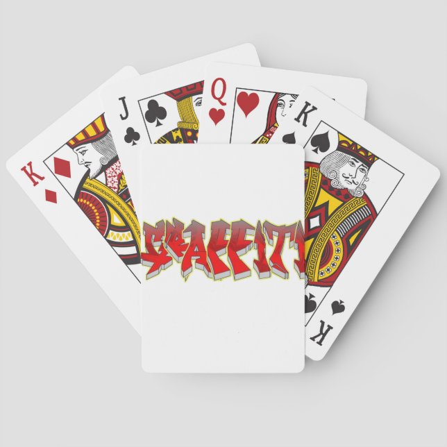 Graffiti Poker Cards (Back)