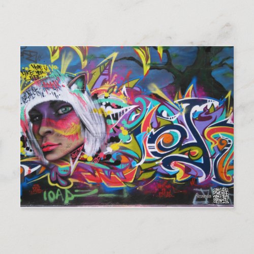 Graffiti postcard